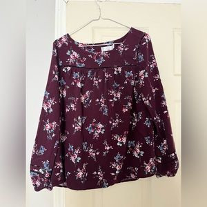 Time and tru floral blouse. Size medium